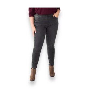 Sonoma Plus Women’s Mid-Rise Black Wash Denim Jegging, Skylane, size 22W